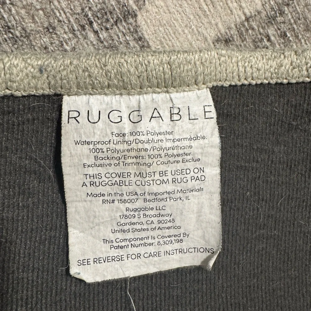 Ruggable Terali Ash Grey Rug Runner